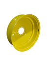 12"W x 46"D, John Deere Yellow 10-Hole Formed Plate , -11" Offset