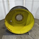 18"W x 38"D, John Deere Yellow 10-Hole Formed Plate , -9" Offset