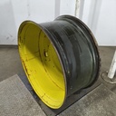 18"W x 38"D, John Deere Yellow 10-Hole Formed Plate , -9" Offset