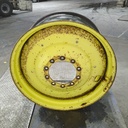 18"W x 38"D, John Deere Yellow 10-Hole Formed Plate , -9" Offset