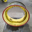 16"W x 34"D, John Deere Yellow 12-Hole Waffle Wheel (Groups of 3 bolts)