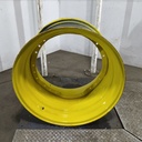 23"W x 34"D, John Deere Yellow 12-Hole Waffle Wheel (Groups of 3 bolts)