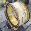 18"W x 38"D, John Deere Yellow 12-Hole Stub Disc , -6.12" Offset