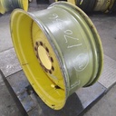 16"W x 38"D, John Deere Yellow 10-Hole Formed Plate , 8.38" Offset