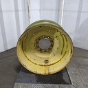 16"W x 38"D, John Deere Yellow 10-Hole Formed Plate , -6.88" Offset