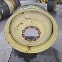 16"W x 38"D, John Deere Yellow 10-Hole Formed Plate , -6.88" Offset