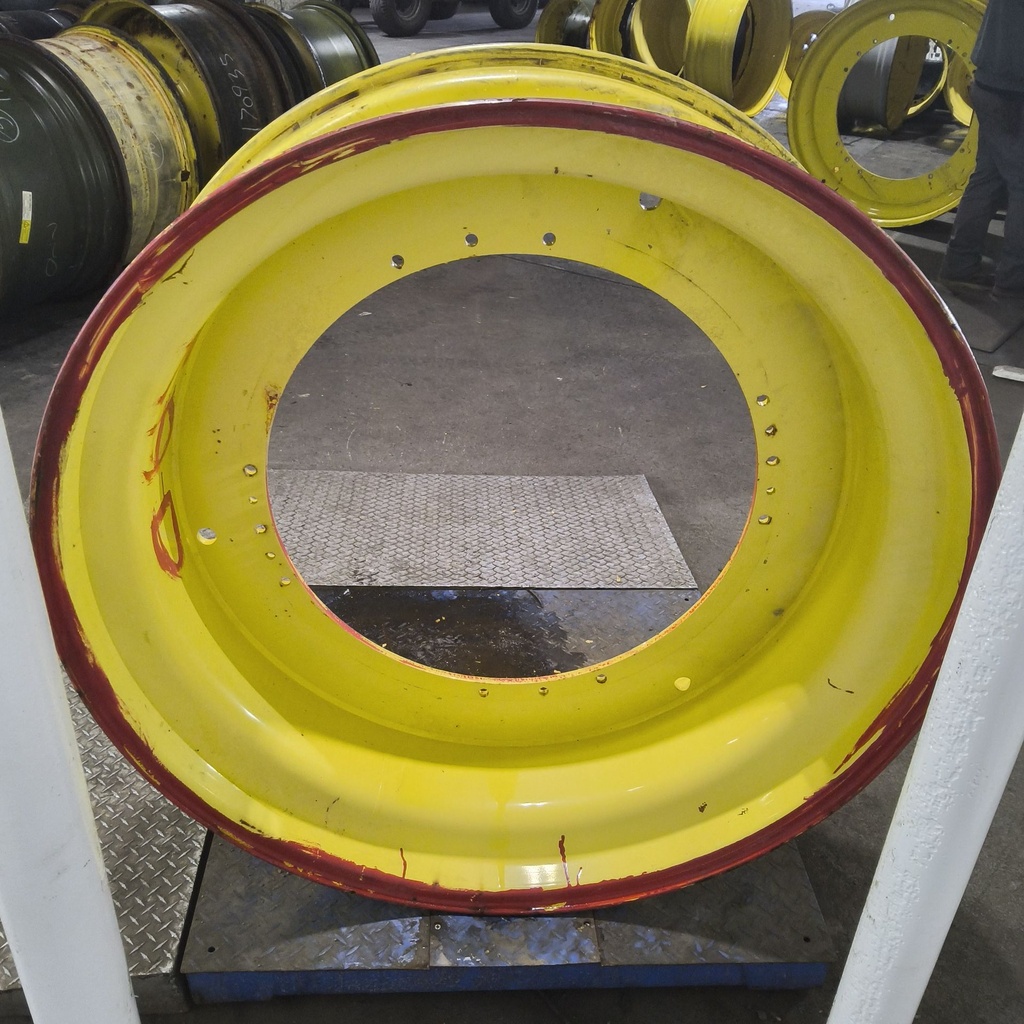 16"W x 46"D, John Deere Yellow 12-Hole Stub Disc (groups of 3 bolts) , 1.94" Offset
