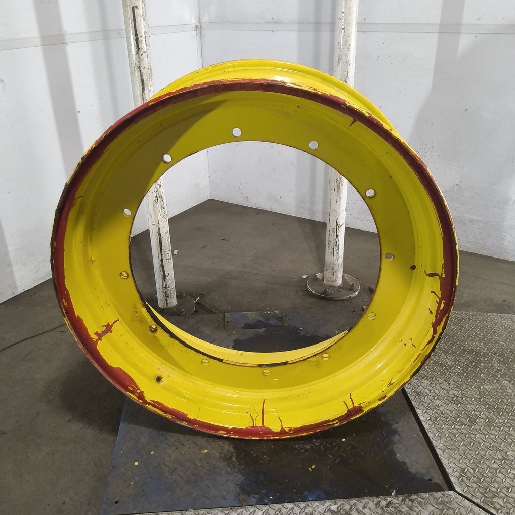 16"W x 42"D, John Deere Yellow 12-Hole Stub Disc , 2.12" Offset
