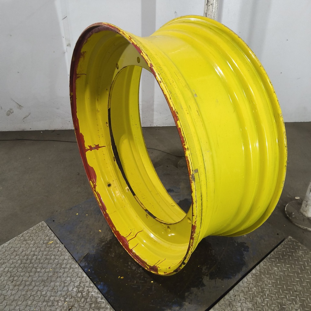 16"W x 42"D, John Deere Yellow 12-Hole Stub Disc , 2.12" Offset