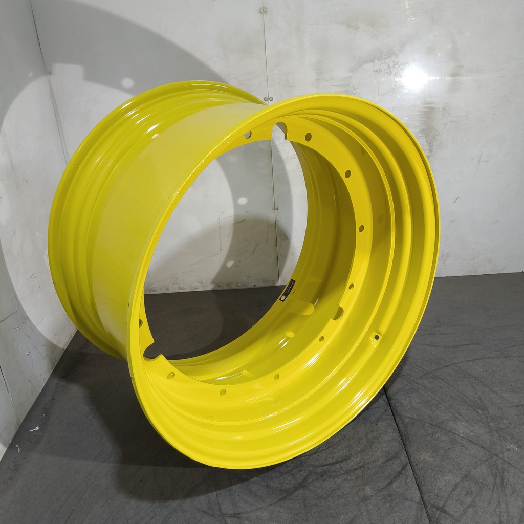 23"W x 38"D, John Deere Yellow 12-Hole Stub Disc , -3.38" Offset