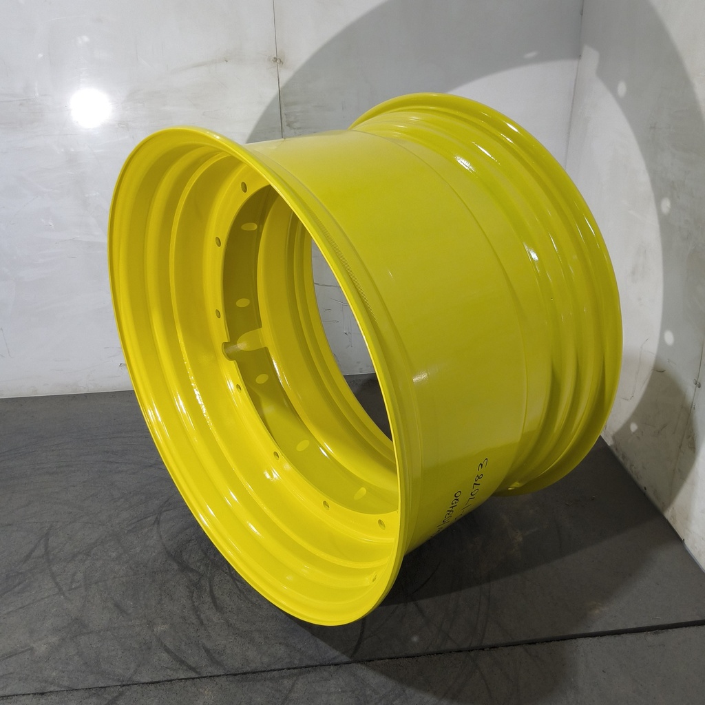 23"W x 38"D, John Deere Yellow 12-Hole Stub Disc , -3.38" Offset