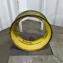 13"W x 34"D, John Deere Yellow 12-Hole Waffle Wheel (Groups of 3 bolts)