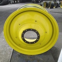 23"W x 42"D, John Deere Yellow 10-Hole Formed Plate , -13.88" Offset