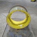 15"W x 28"D, John Deere Yellow 8-Hole Waffle Wheel (Groups of 2 Bolts)