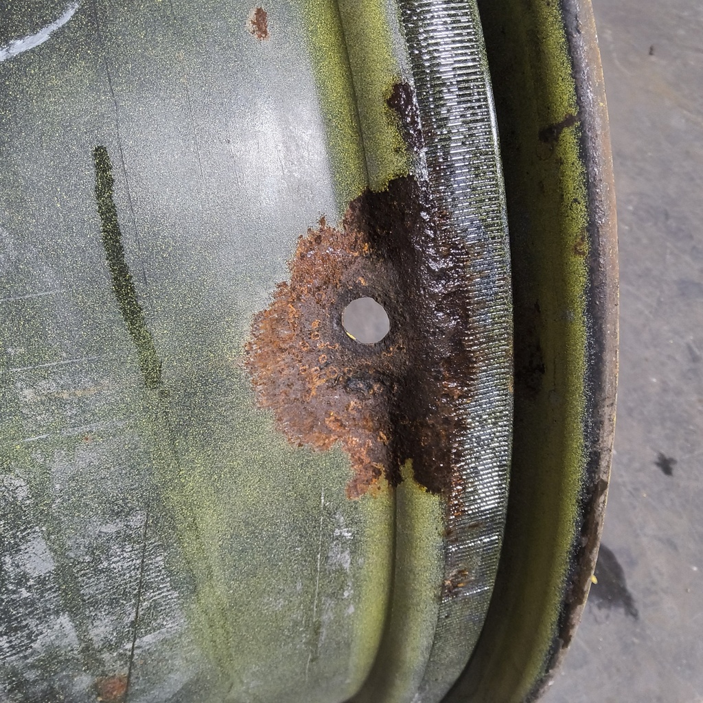 15"W x 28"D, John Deere Yellow 8-Hole Waffle Wheel (Groups of 2 Bolts)