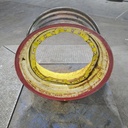 15"W x 30"D, John Deere Yellow 12-Hole Waffle Wheel (Groups of 3 bolts)