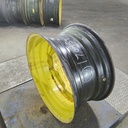 15"W x 30"D, John Deere Yellow 12-Hole Waffle Wheel (Groups of 2 Bolts)