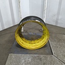 12"W x 28"D, John Deere Yellow 8-Hole Waffle Wheel (Groups of 2 Bolts)