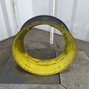 13"W x 34"D, John Deere Yellow 12-Hole Waffle Wheel (Groups of 2 Bolts)