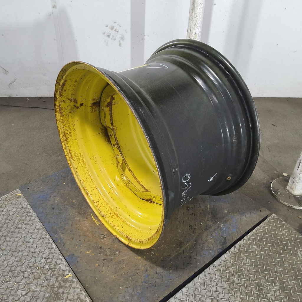 20"W x 30"D, John Deere Yellow 12-Hole Waffle Wheel (Groups of 3 bolts)