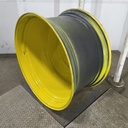 23"W x 42"D, John Deere Yellow 10-Hole Formed Plate , -13.75" Offset