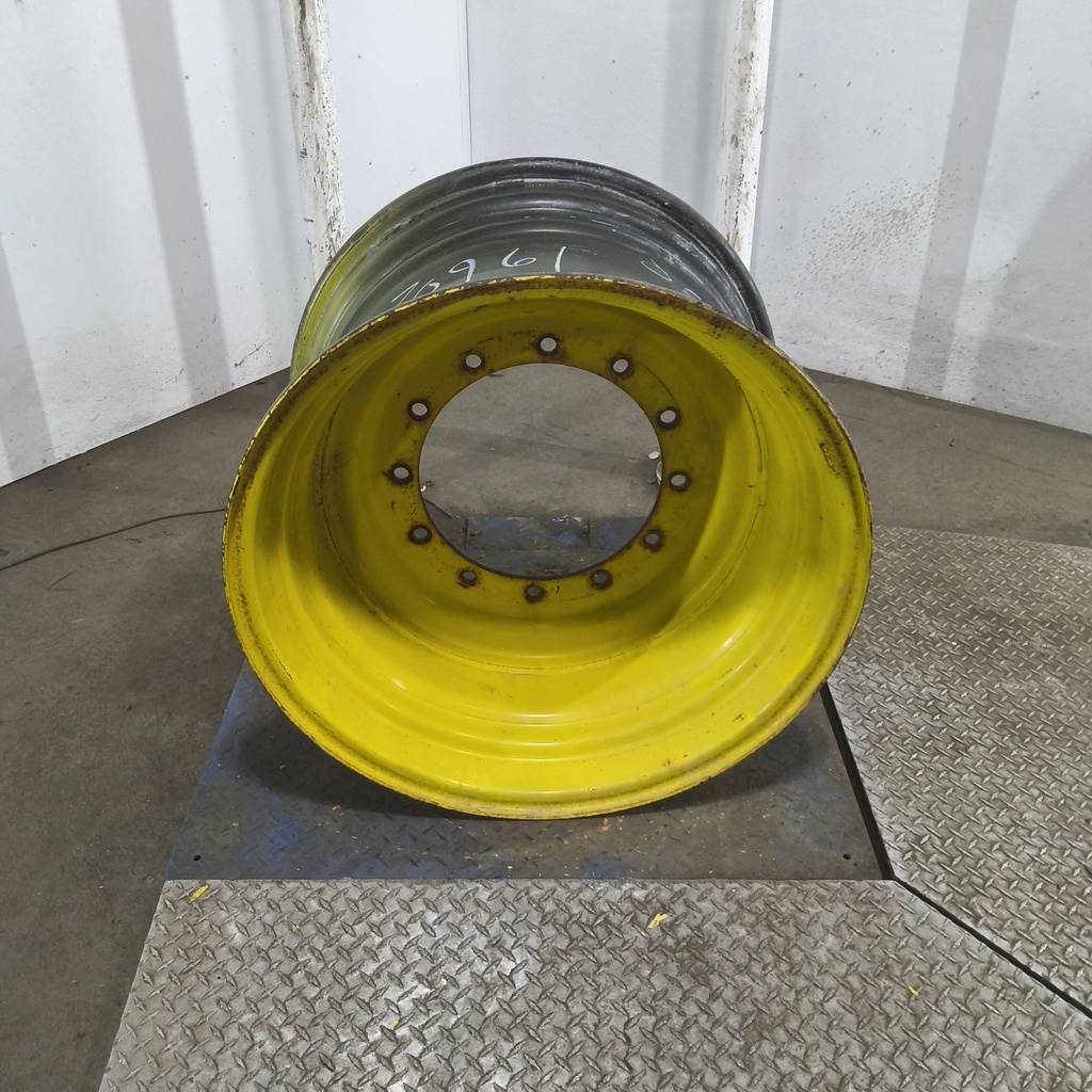 20"W x 30"D, John Deere Yellow 12-Hole Formed Plate , 1.12" Offset