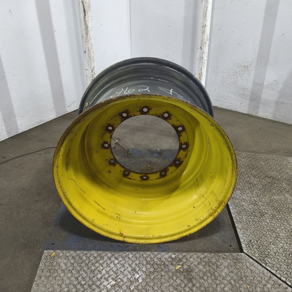 20"W x 30"D, John Deere Yellow 12-Hole Formed Plate , 1.12" Offset