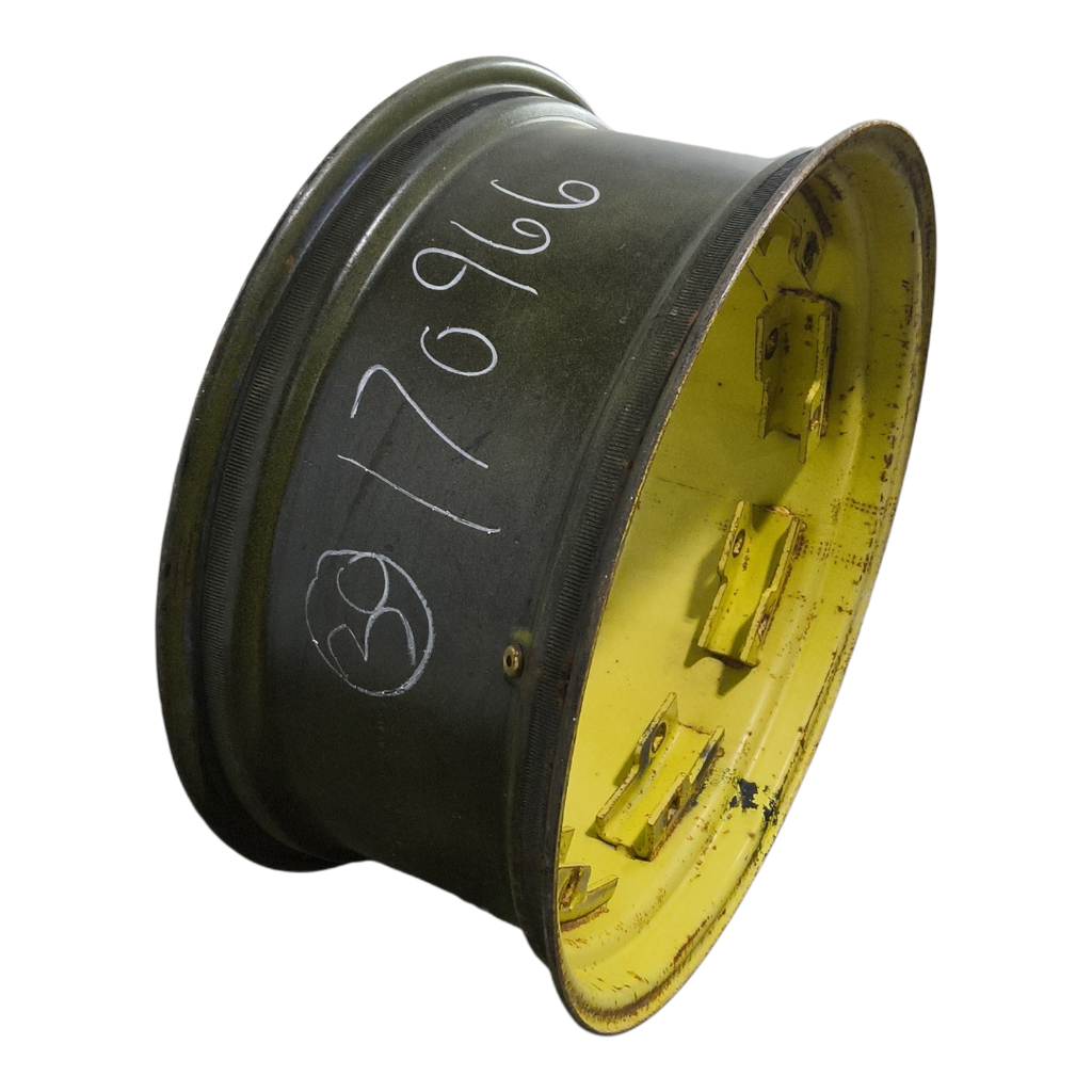 13"W x 30"D, John Deere Yellow 8-Hole Rim with Clamp/Loop Style