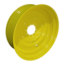 16"W x 50"D, John Deere Yellow 10-Hole Formed Plate , -6.75" Offset