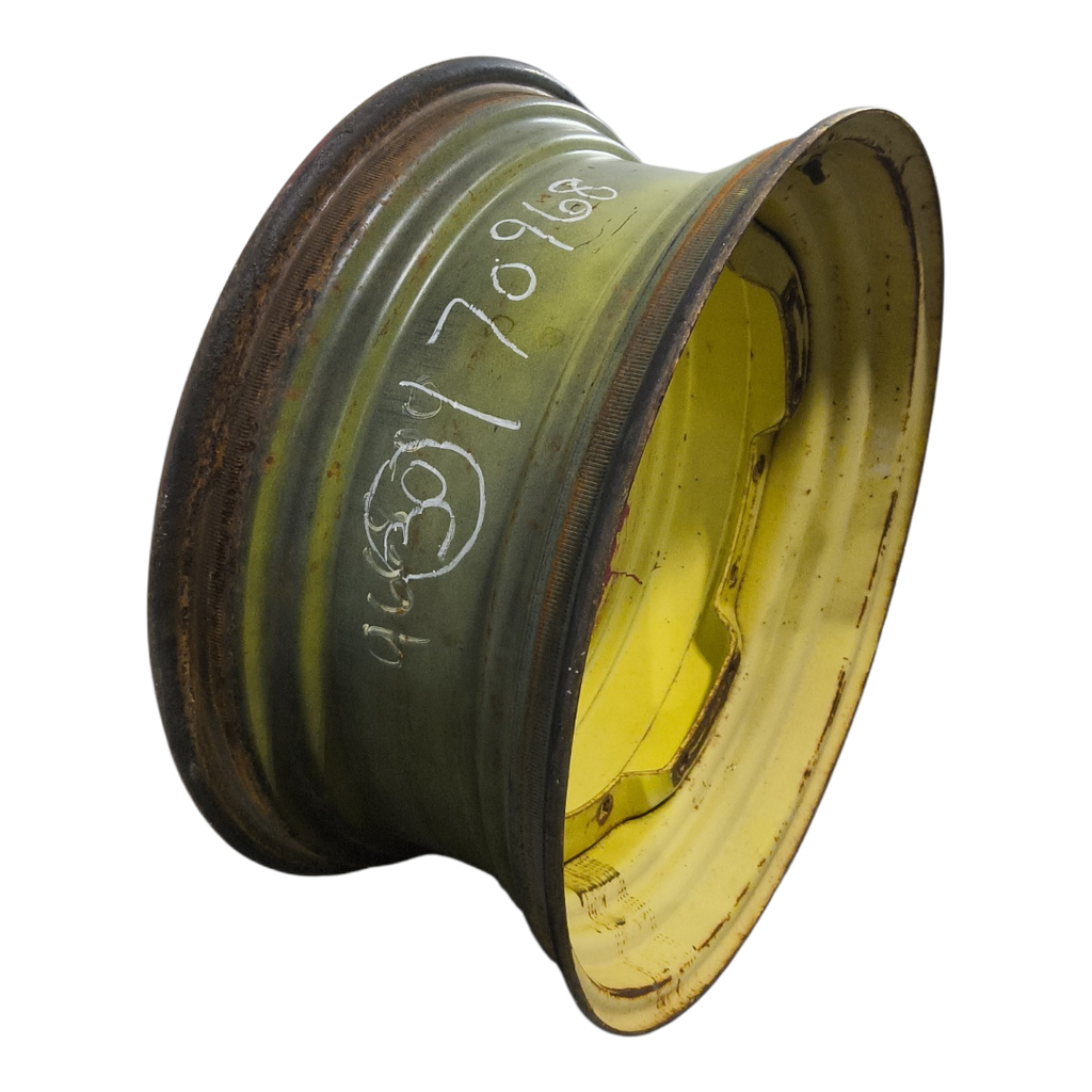 13"W x 30"D, John Deere Yellow 8-Hole Waffle Wheel (Groups of 2 Bolts)