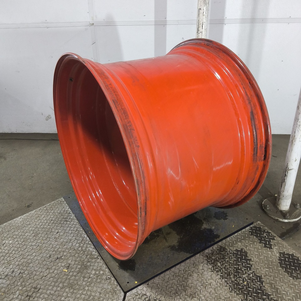 30"W x 42"D, Fendt/Agco Red 10-Hole Formed Plate , -3.38" Offset