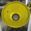12"W x 54"D, John Deere Yellow 10-Hole Formed Plate , -9.25" Offset