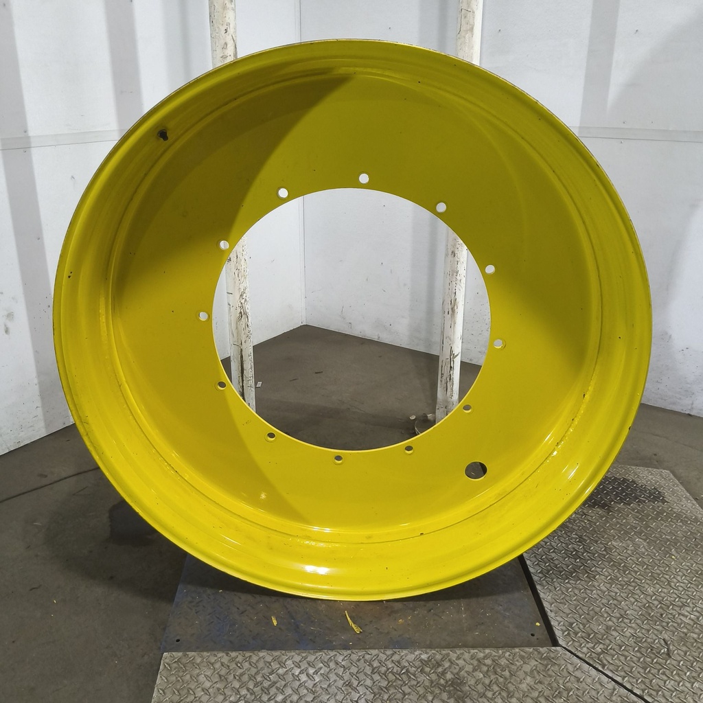 12"W x 54"D, John Deere Yellow 12-Hole Stub Disc , -3.12" Offset