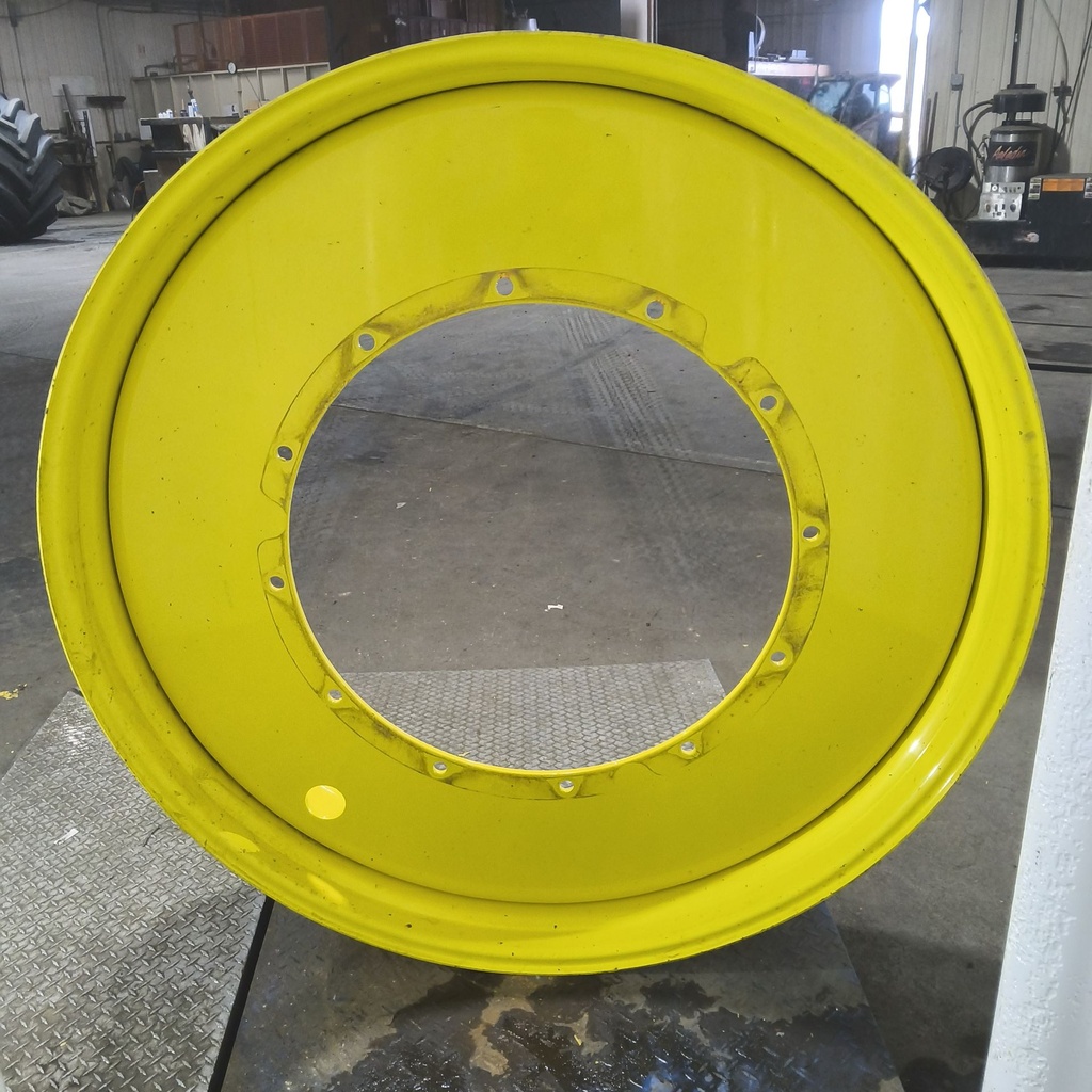 12"W x 54"D, John Deere Yellow 12-Hole Stub Disc , -3.12" Offset