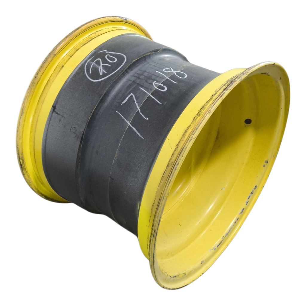 16"W x 20"D, John Deere Yellow 8-Hole Flat Plate