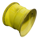 16"W x 20"D, John Deere Yellow 8-Hole Flat Plate , 0.25" Offset