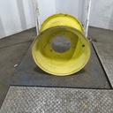 16"W x 20"D, John Deere Yellow 8-Hole Flat Plate , 0.25" Offset