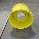 16"W x 20"D, John Deere Yellow 8-Hole Flat Plate , 0.25" Offset