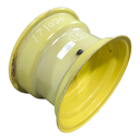 10"W x 15"D, John Deere Yellow 6-Hole Flat Plate , -0.44" Offset