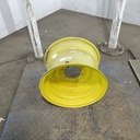 10"W x 15"D, John Deere Yellow 6-Hole Flat Plate , -0.44" Offset