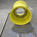 18"W x 16.1"D, John Deere Yellow 6-Hole Flat Plate , 0.38" Offset