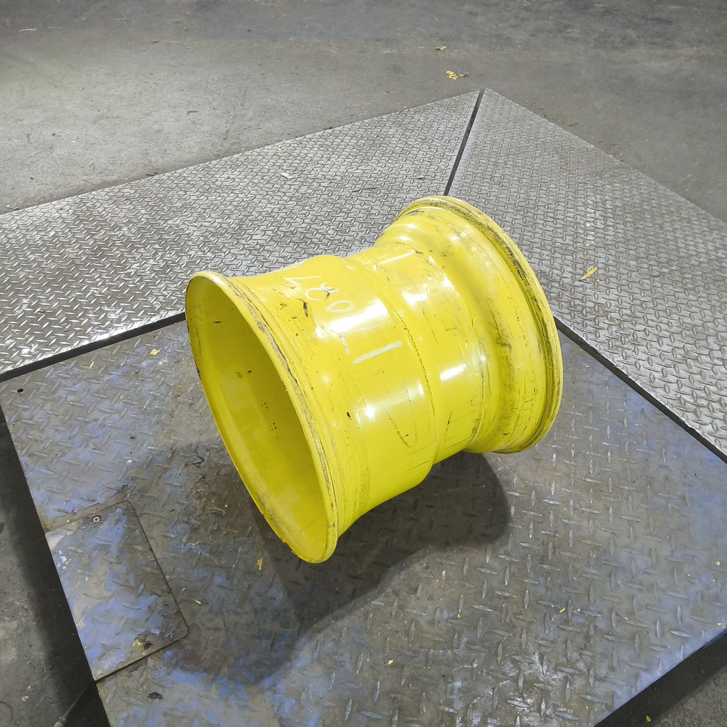 13"W x 15"D, John Deere Yellow 6-Hole Implement , -0.62" Offset