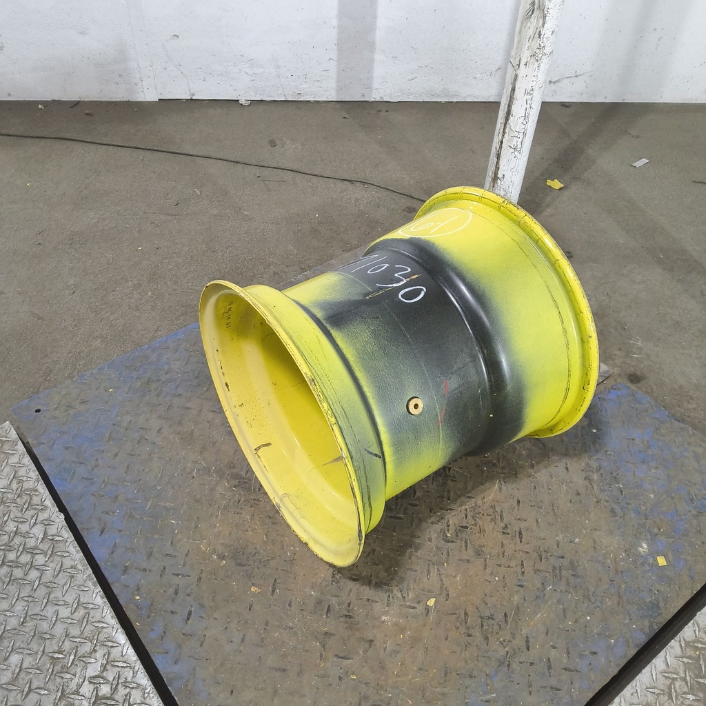 16"W x 16.1"D, John Deere Yellow 8-Hole Implement , 1.12" Offset