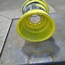 16"W x 16.1"D, John Deere Yellow 8-Hole Implement , 1.12" Offset
