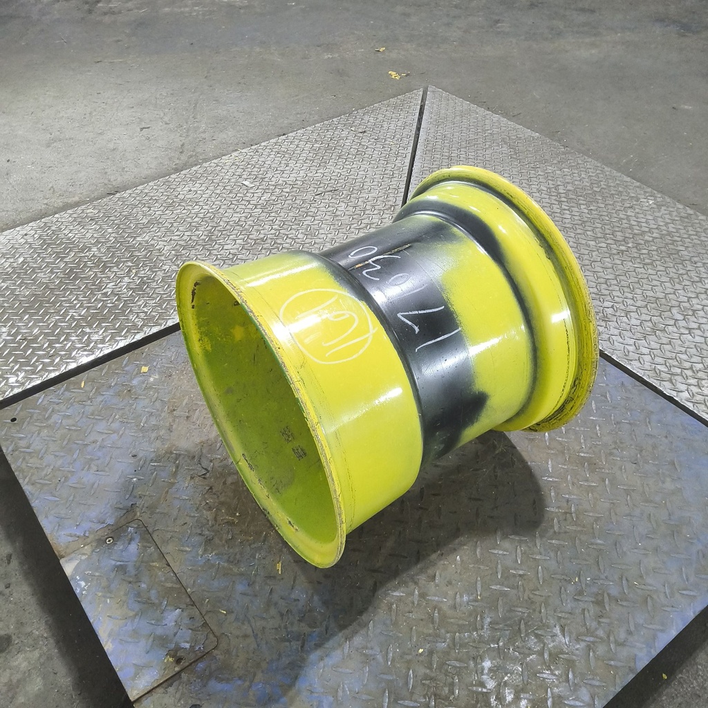 16"W x 16.1"D, John Deere Yellow 8-Hole Implement , 1.12" Offset