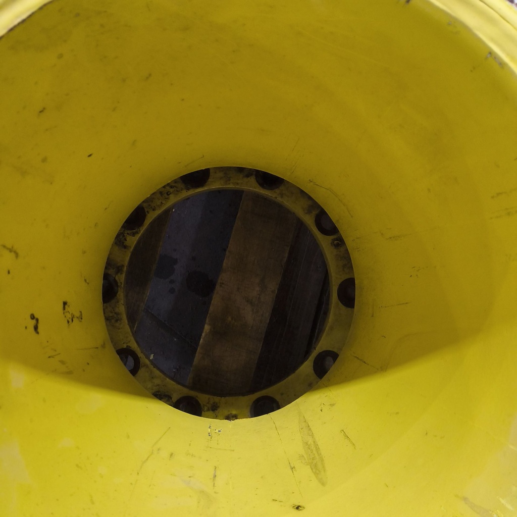 10 to 10-Hole 21.5"L Hub Extension/Triple, John Deere Yellow
