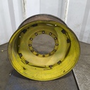 13"W x 34"D, John Deere Yellow 8-Hole Waffle Wheel (Groups of 2 Bolts)