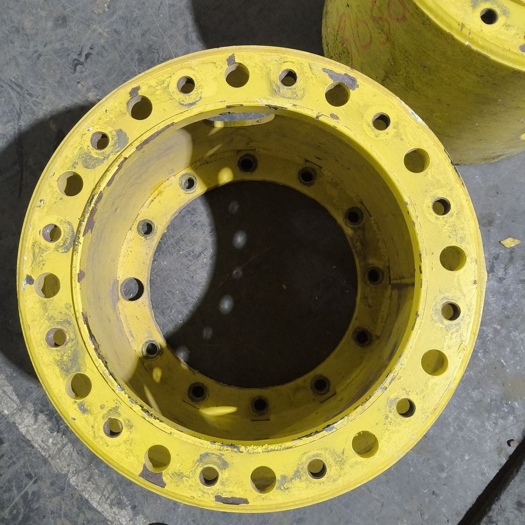 12 to 12-Hole 15.5"L FWD Spacer, John Deere Yellow