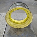 15"W x 30"D, John Deere Yellow 12-Hole Waffle Wheel (Groups of 3 bolts)