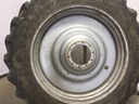 480/80R50 Goodyear Farm DT800 Super Traction R-1W on Case IH Silver Mist 10-Hole Formed Plate W/Weight Holes 60%
